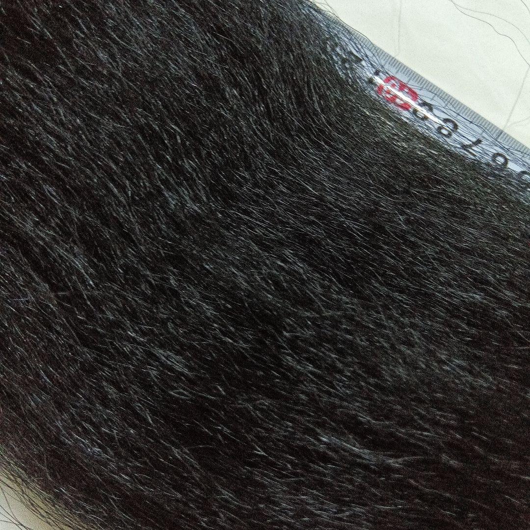 舞妓　割れしのぶ　お福の黒赭熊70センチ　しゃぐま　日本髪　髷　かもじ