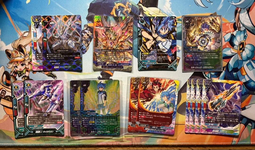 バディファイト　スタードラゴンワールド　ジャックナイフ　デッキ+パーツ　オマケ付