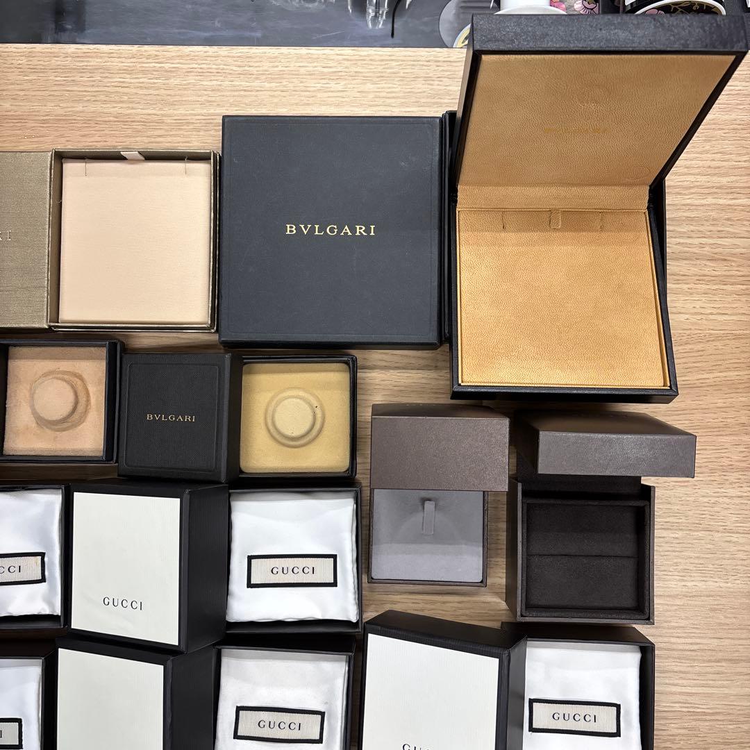 グッチ　ブルガリ　空箱GUCCI BVLGARI アクセサリーケース多数