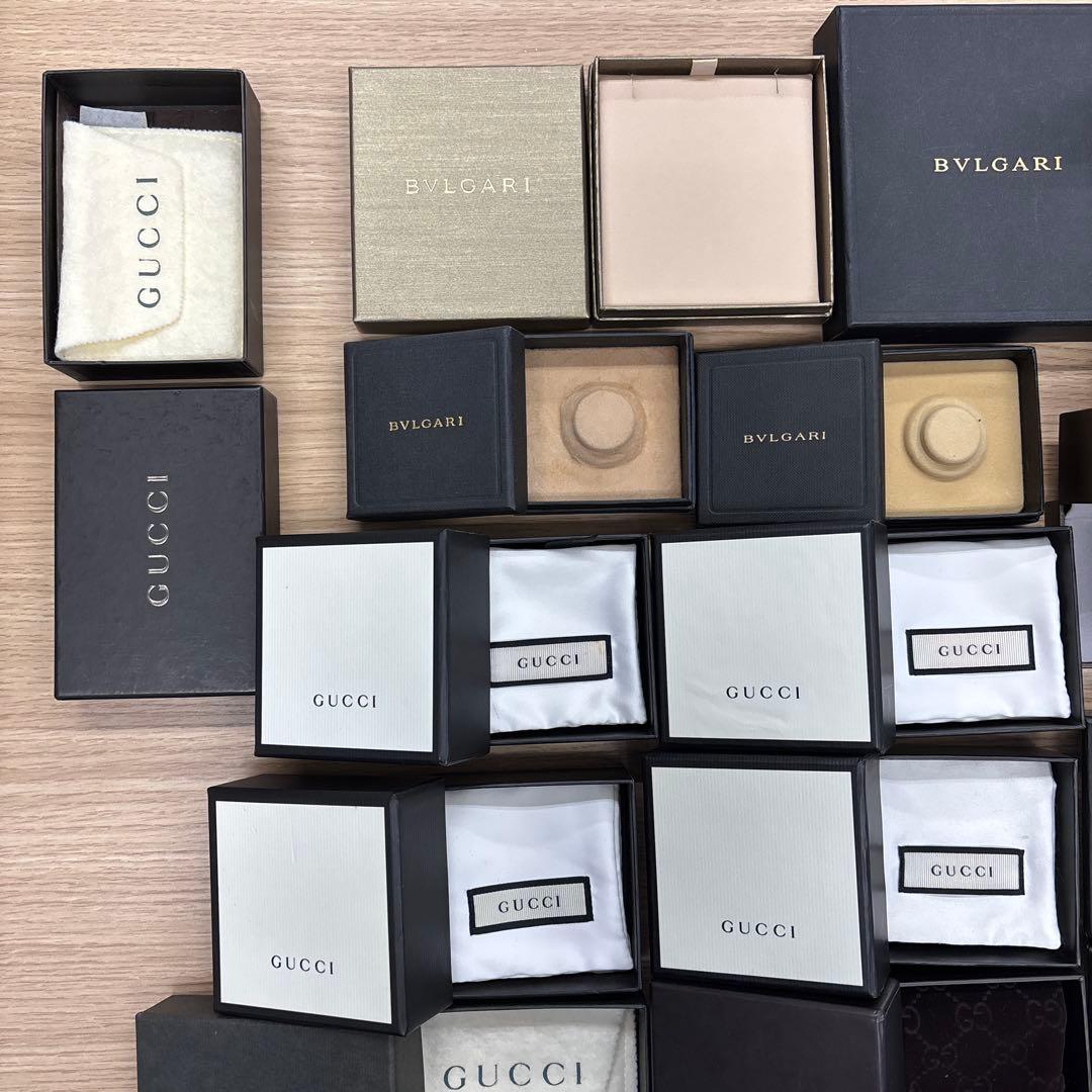 グッチ　ブルガリ　空箱GUCCI BVLGARI アクセサリーケース多数