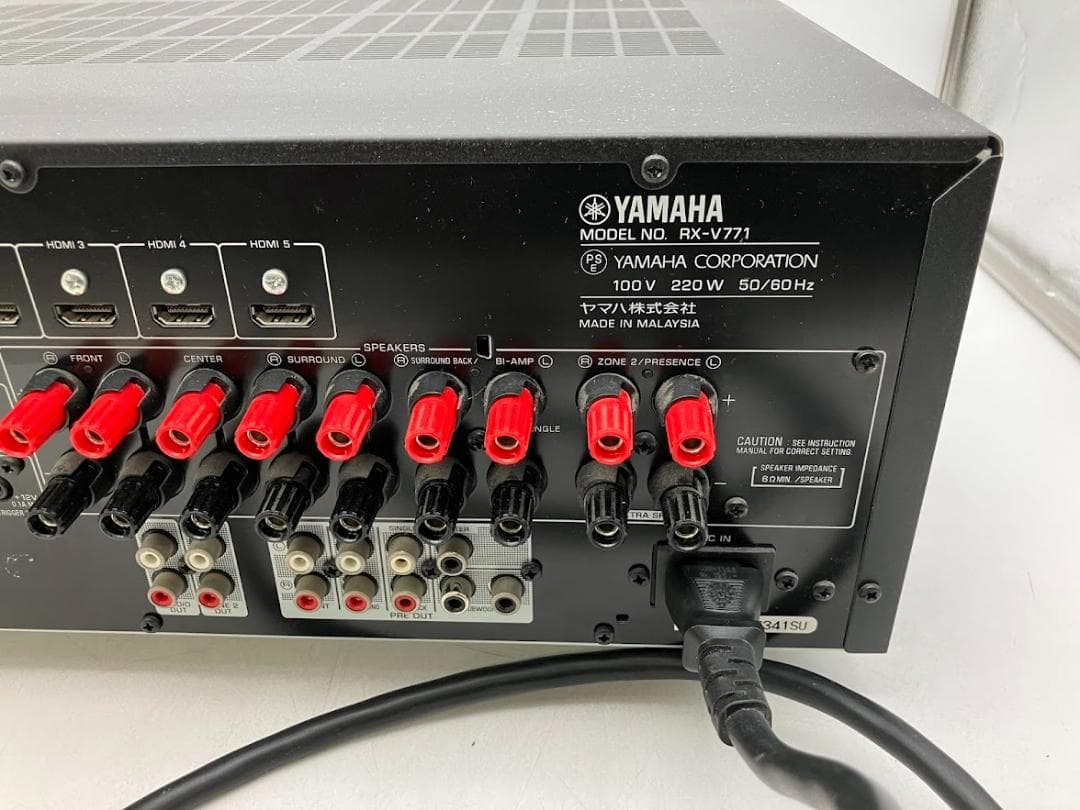 YAMAHA NATURAL SOUND 　AVレシーバー　RX-V771