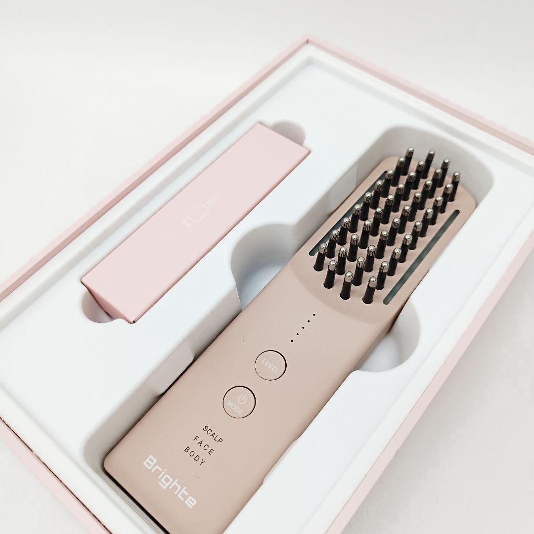 【新品未使用】ブライト エレキブラシ＋ ピンク BRT-FSB180 美顔器