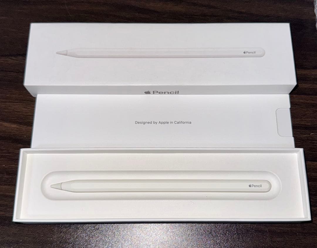【美品】Apple pencil 第2世代 箱、付属品あり①③