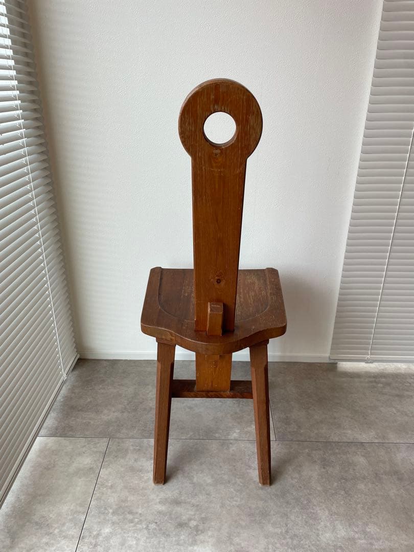 ユニークデザイン 木製椅子 ビンテージチェア