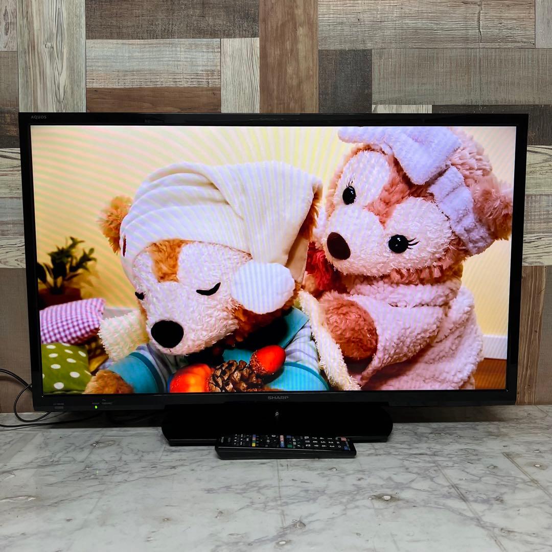即日受渡❣️全国送料込シャープ 32型液晶テレビアクオス Wチューナー裏番組録画