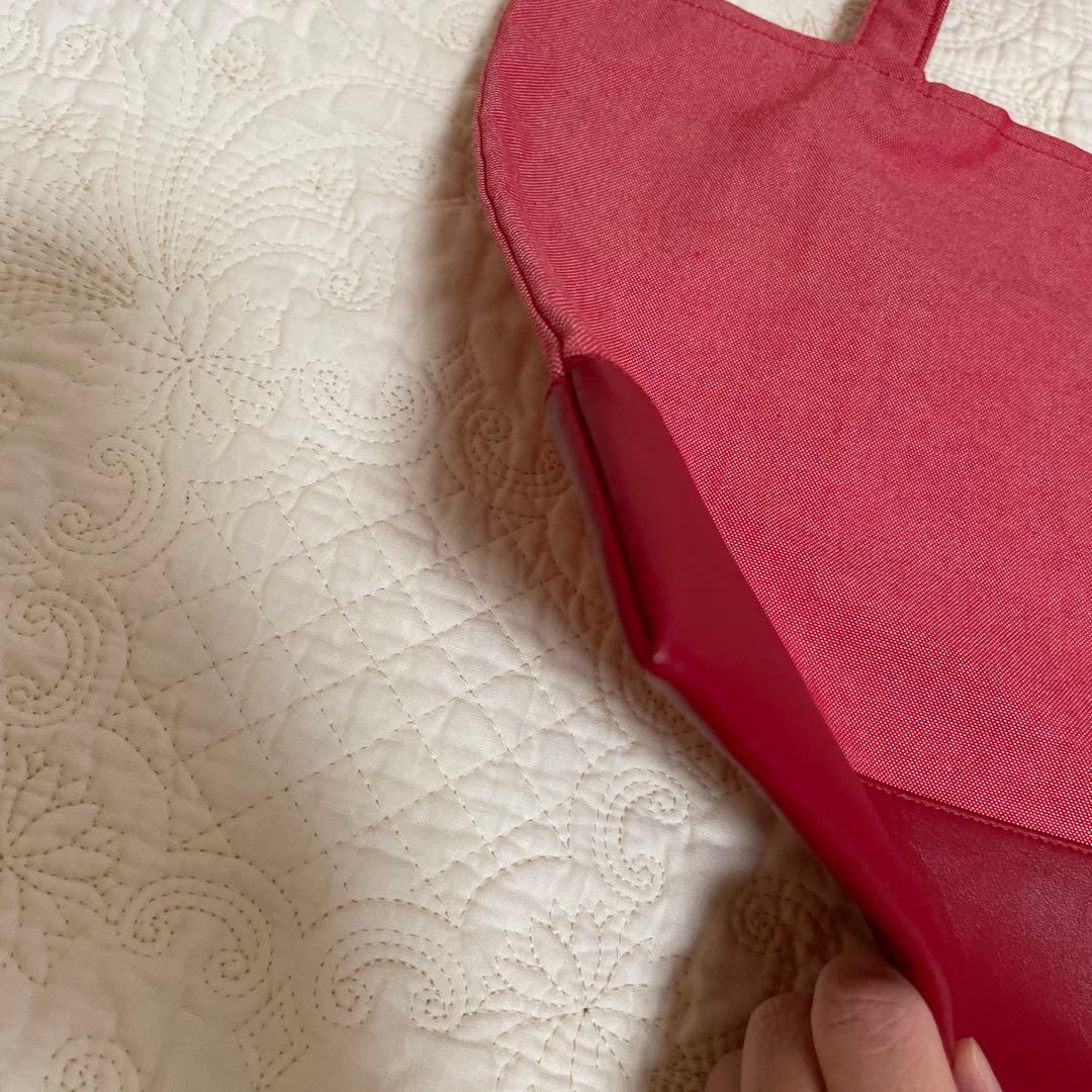 美品　familiar デニムバック　クマさんのブレックファースト　ブック入れ