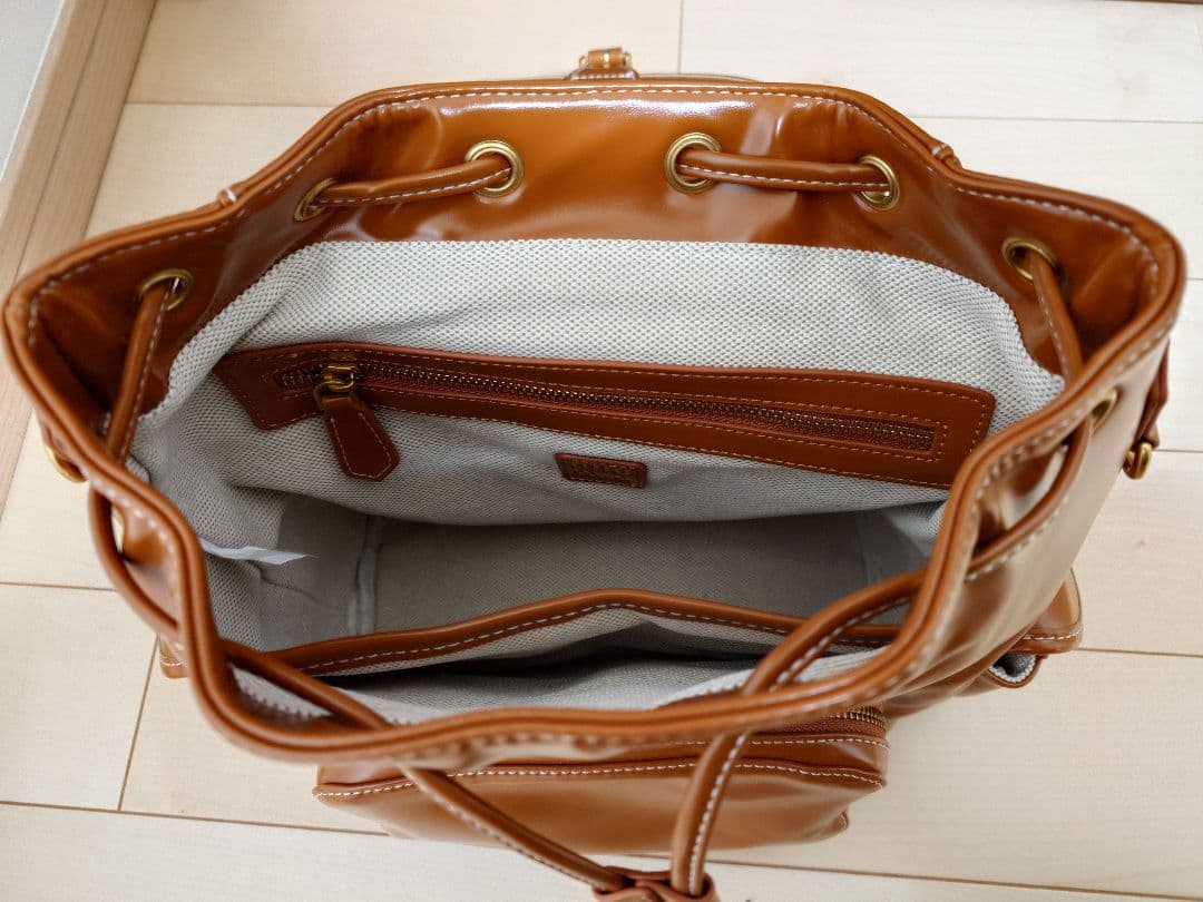 x*様 miu miu風　リュック/バッグパック　ブラウン