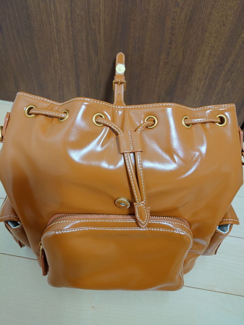 x*様 miu miu風　リュック/バッグパック　ブラウン