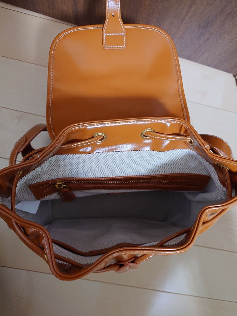 x*様 miu miu風　リュック/バッグパック　ブラウン