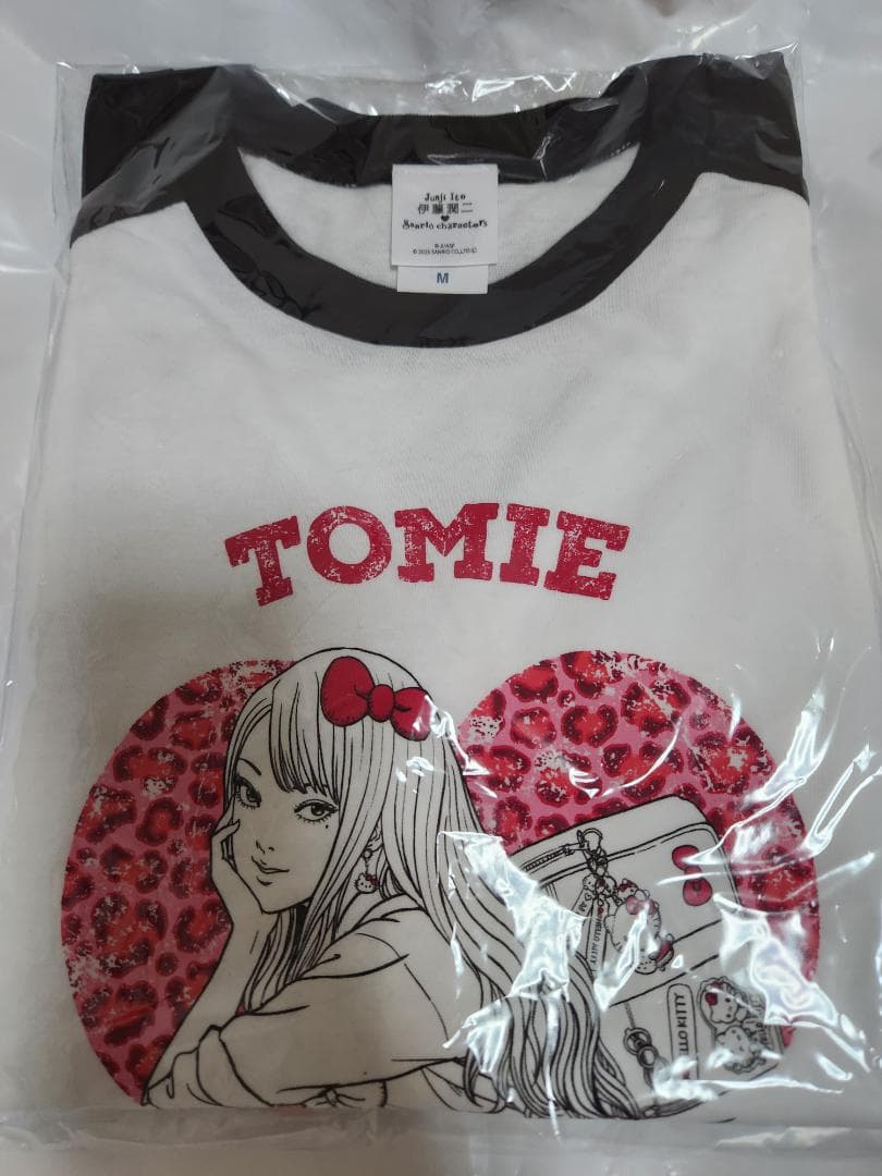 新品 伊藤潤二×サンリオキャラクターズ ラグランTシャツ ギャル ハローキティ