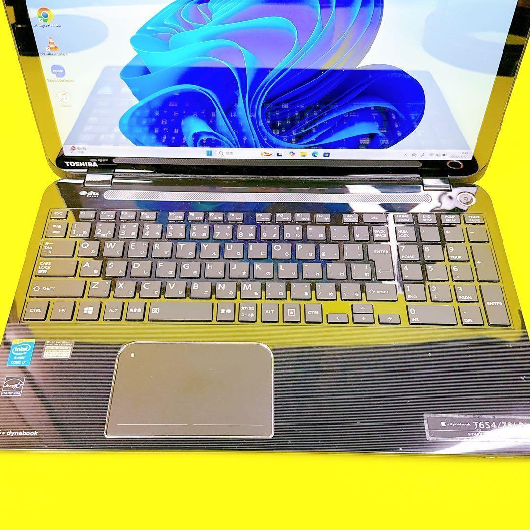 タッチパネル⭐️新品SSD &i7⭐️windows11 ノートパソコン カメラ