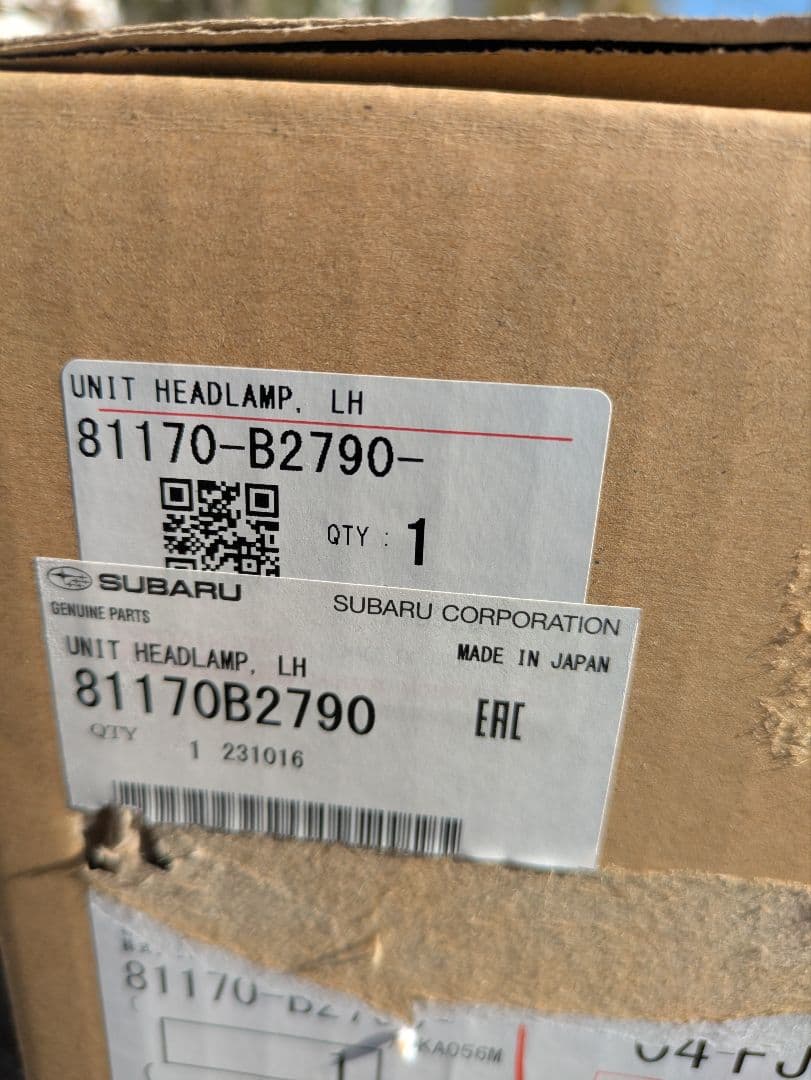 LA150Fスバルステラカスタム左カスタムヘッドライト　ムーブ