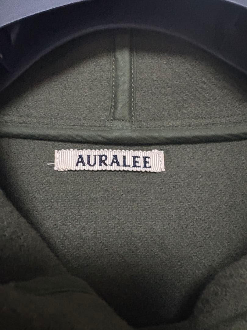 AURALEE ヘビーメルトンフーデッドコート