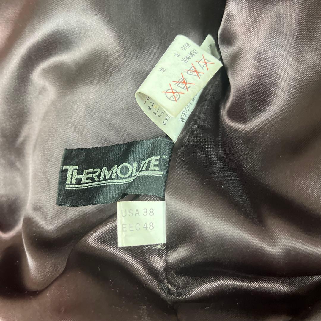 Robertcomstockブラウンa-2ジャケット80s 90s ラム短丈