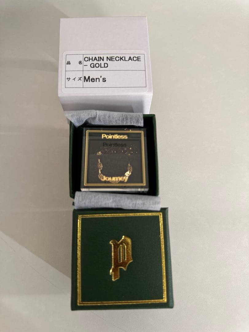 アクセサリー POINTLESS JOURNEY CHAIN NECKLACE - GOLD
