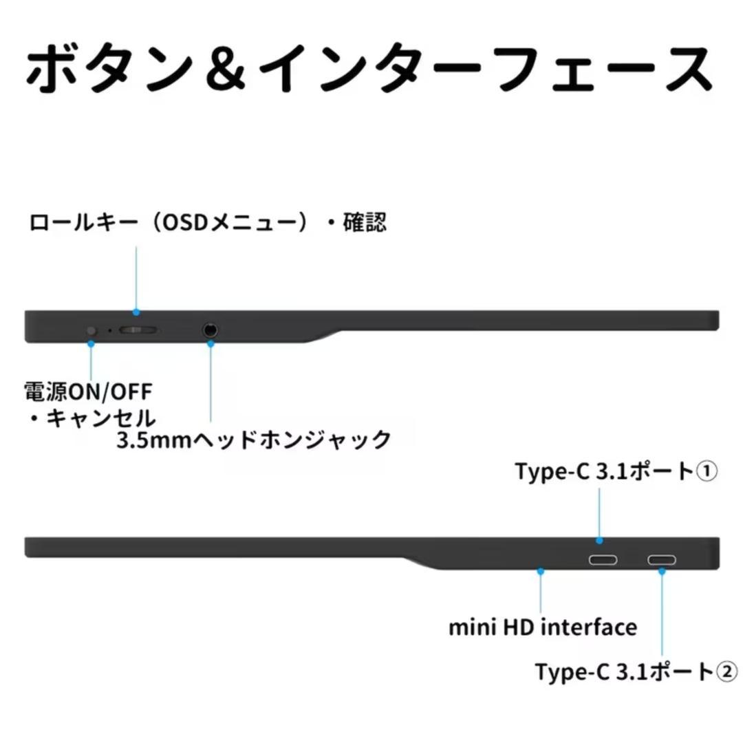 ★新品未開封★モバイルモニター 15.6インチ フルHD IPS 非光沢 HDR