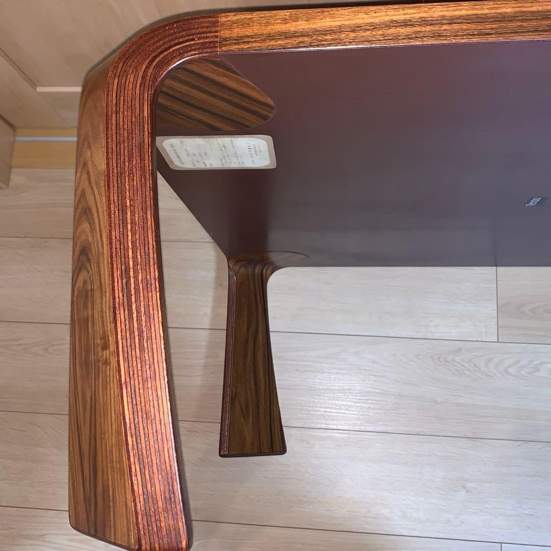 天童木工　TENDO 曲木　乾三郎　座卓　ローテーブル　天板75cm×75cm