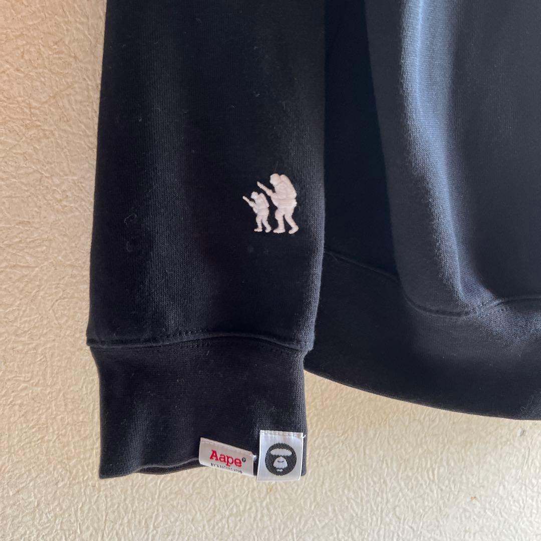 Aape APUNVS ブラックパーカー Mサイズ
