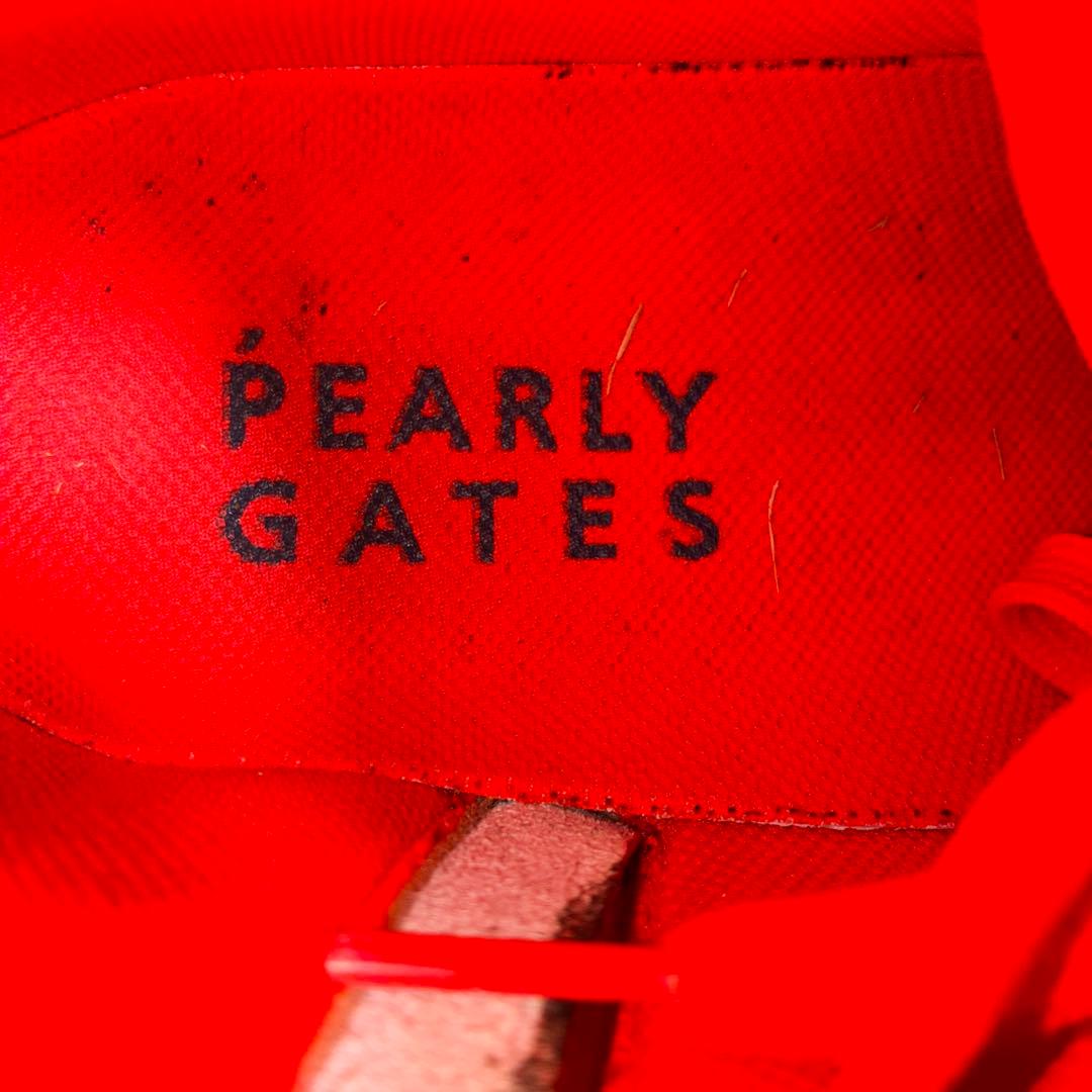 km美品PEARLY GATES ゴルフスパイク HI ハイカット ピンク