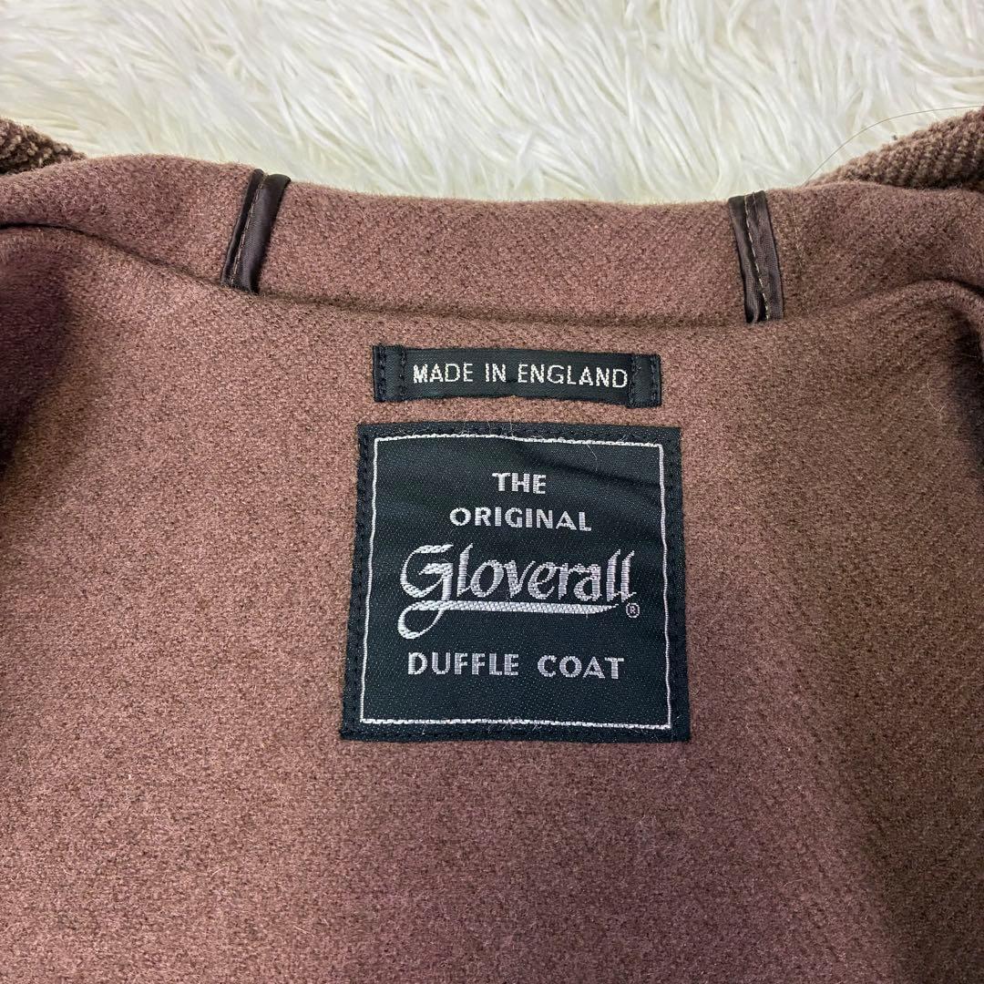グローバーオール ダッフルコート ヘリンボーン ブラウン系 トグル FR40