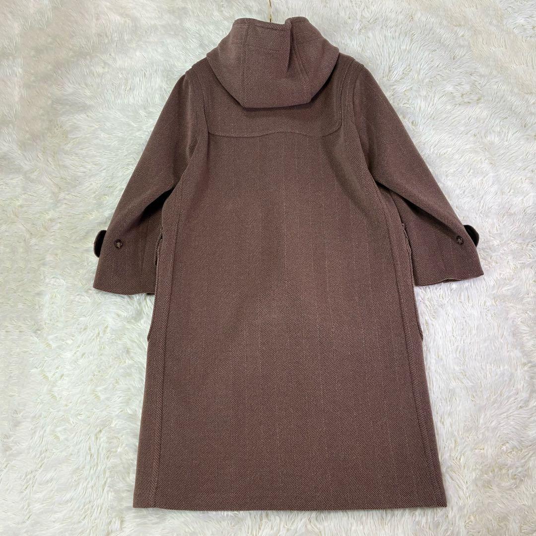 グローバーオール ダッフルコート ヘリンボーン ブラウン系 トグル FR40