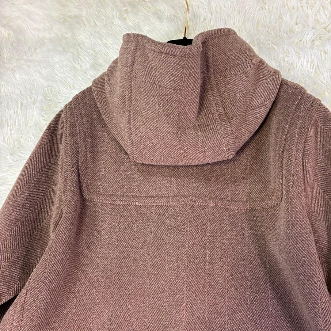 グローバーオール ダッフルコート ヘリンボーン ブラウン系 トグル FR40