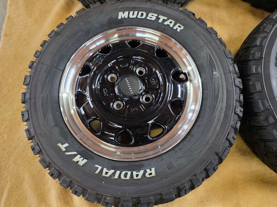 アゲアゲ軽自動車 タイヤ・ホイールセット 145/80R12LT足元決まります