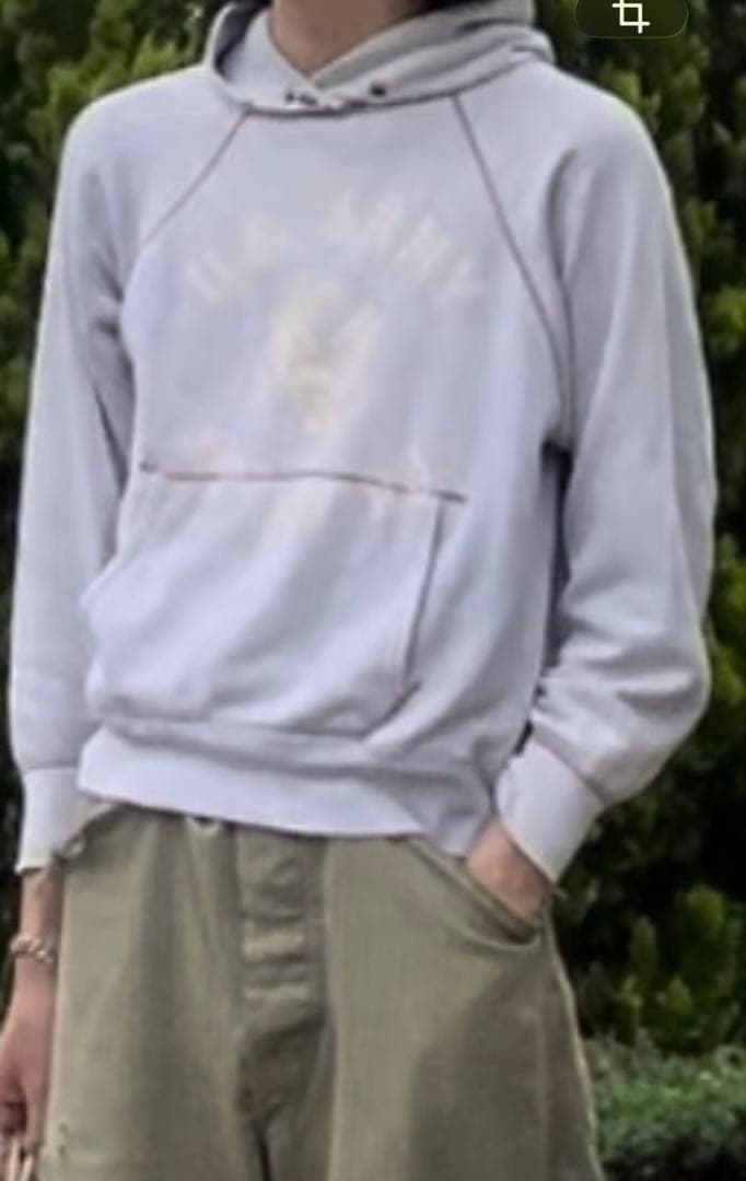 U.S. ARMY フェード パーカー 50s~60s フロッキー 4本針 us