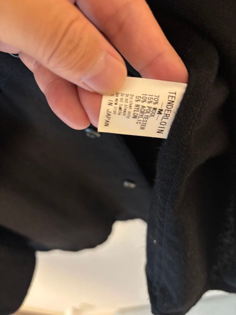 【希少】TENDERLOIN テンダーロイン ベースボールシャツ 黒