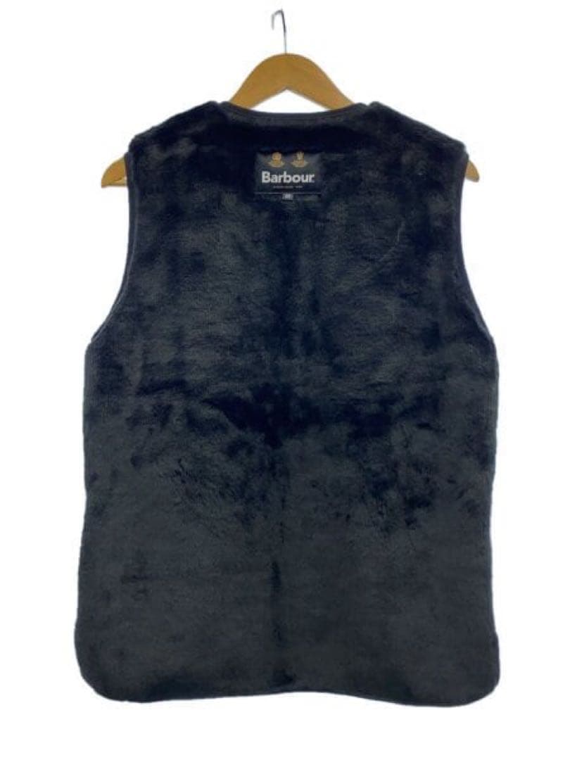 【新品】Barbour フロントジップ ファー ライナー ベスト BLACK40