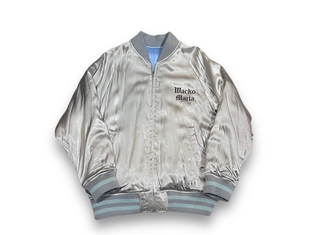 レア【WACKO MARIA/ワコマリア】虎タイガー刺繍 レーヨン スカジャン