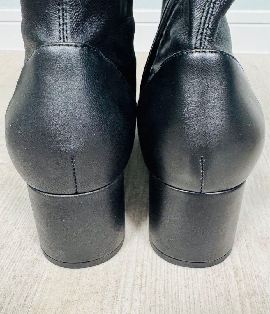 ■1回着用■美品■Massimo Dutti■本革ロングブーツ■黒■41■26位