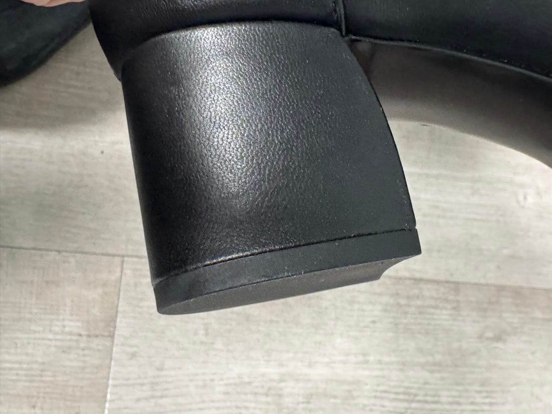 ■1回着用■美品■Massimo Dutti■本革ロングブーツ■黒■41■26位