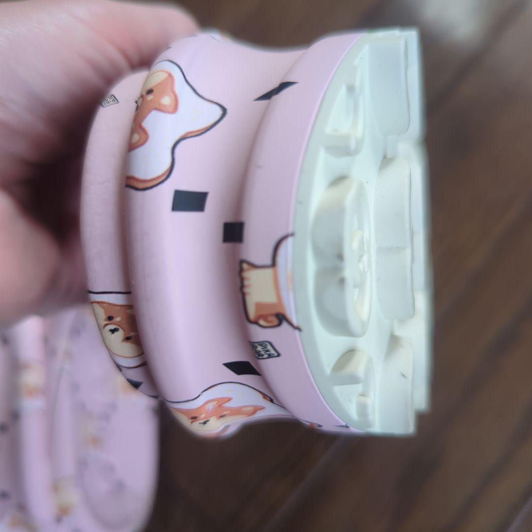 専用GUCCI犬イラスト ピンク スライドサンダル