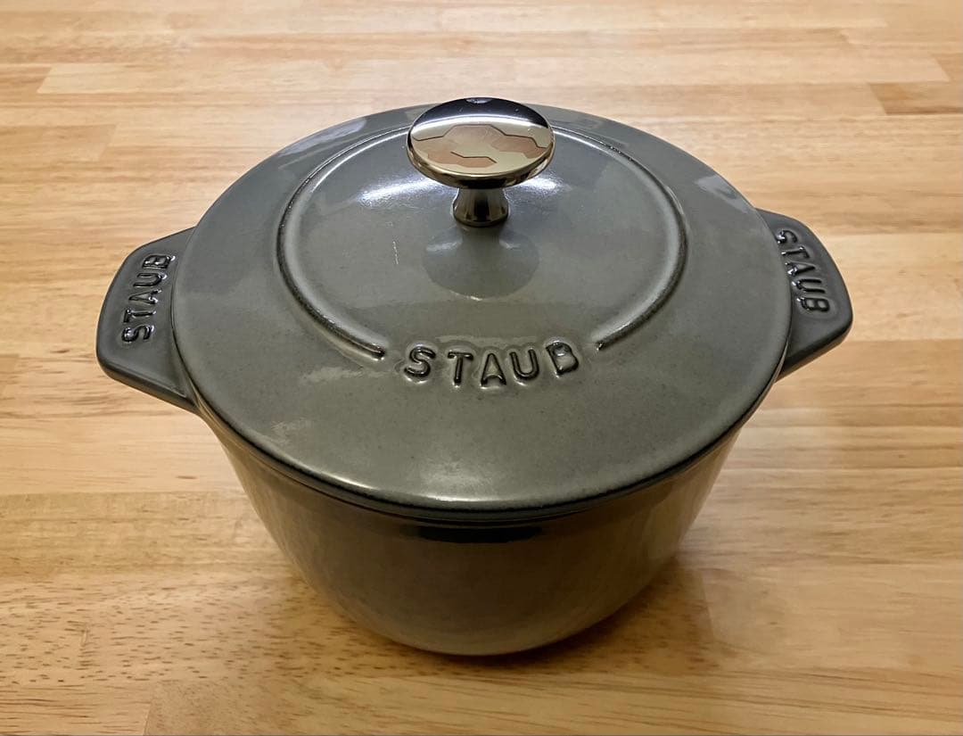 ストウブ ラ ココット デ ゴハン M 16cm グレー