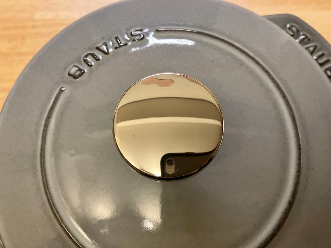 ストウブ ラ ココット デ ゴハン M 16cm グレー