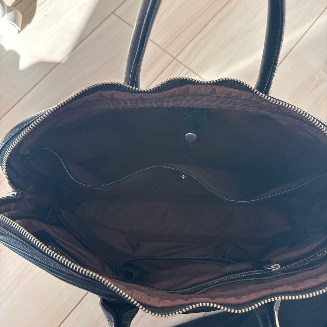 万双　シモーネBOXシングル天ファスナー　ブラック　※エイジングクリーム付き