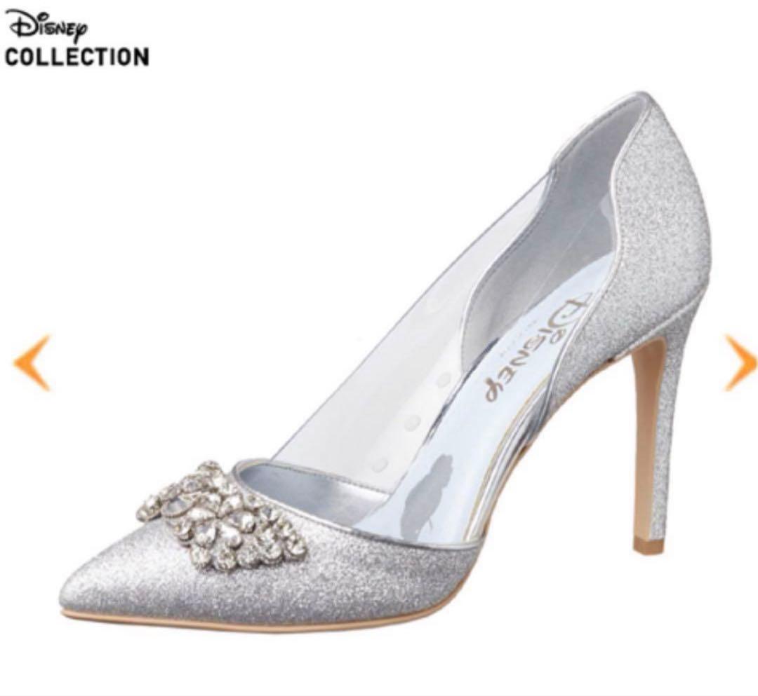 新品同様 DIANA ディズニーコラボ　パンプス　シンデレラ　24.5㎝