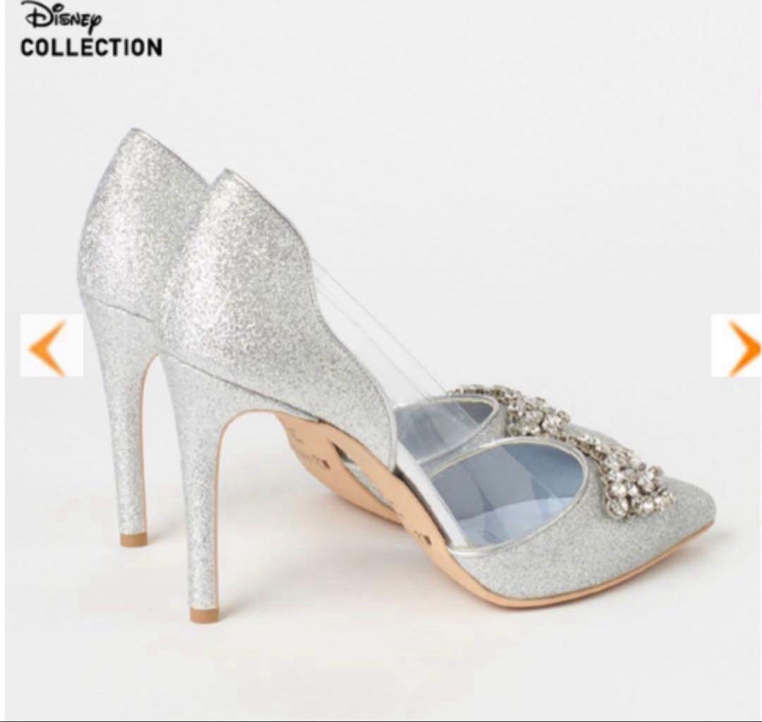 新品同様 DIANA ディズニーコラボ　パンプス　シンデレラ　24.5㎝
