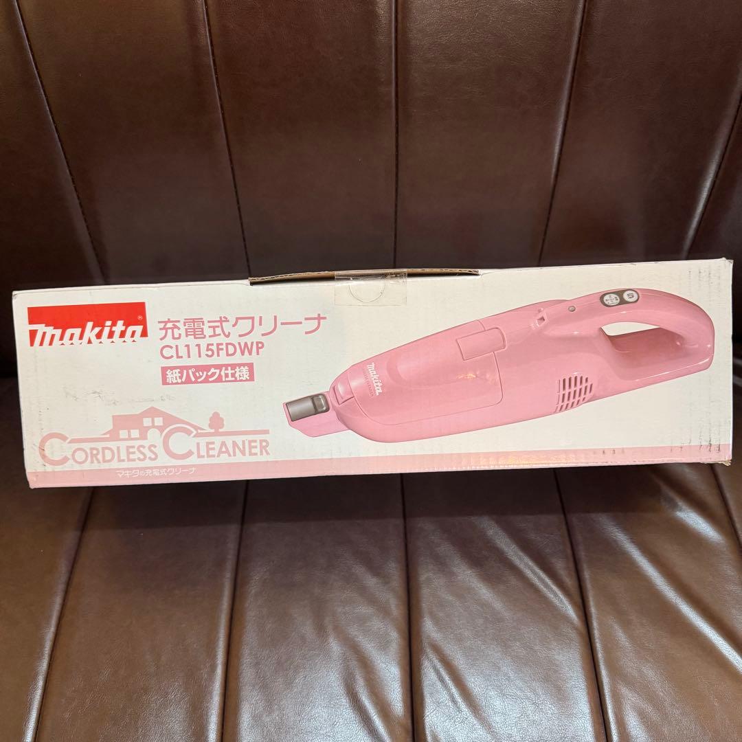 新品Makita 充電式クリーナー CL115FDWP ピンク
