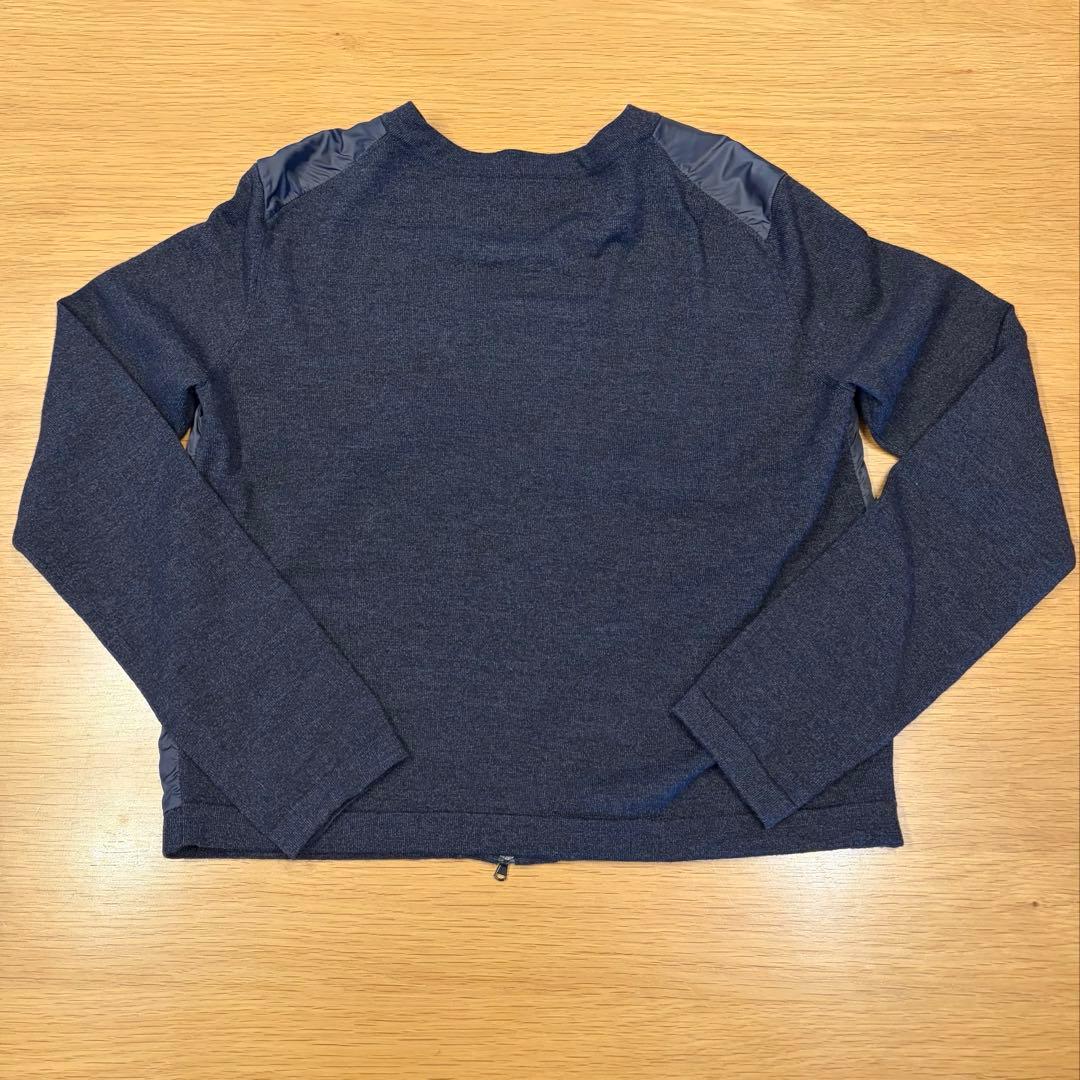 MONCLER ダークグレー カーディガン Lサイズ