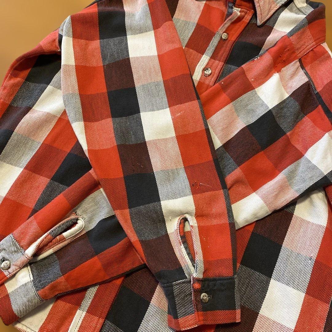 80s FIVE BROTHER ネルシャツ USA製