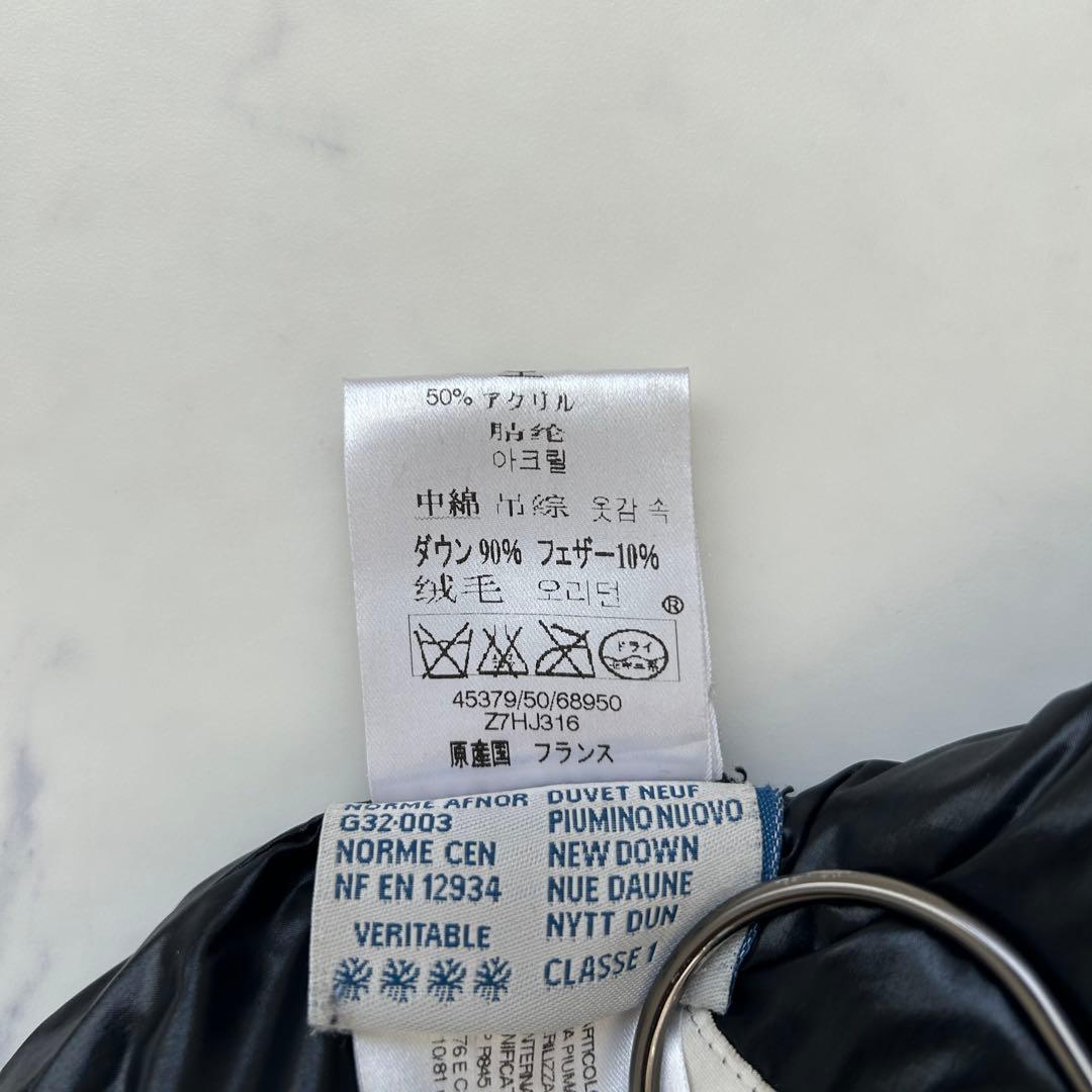 r 希少 モンクレール ダウンジャケット ワッペン ウエストシェイプ