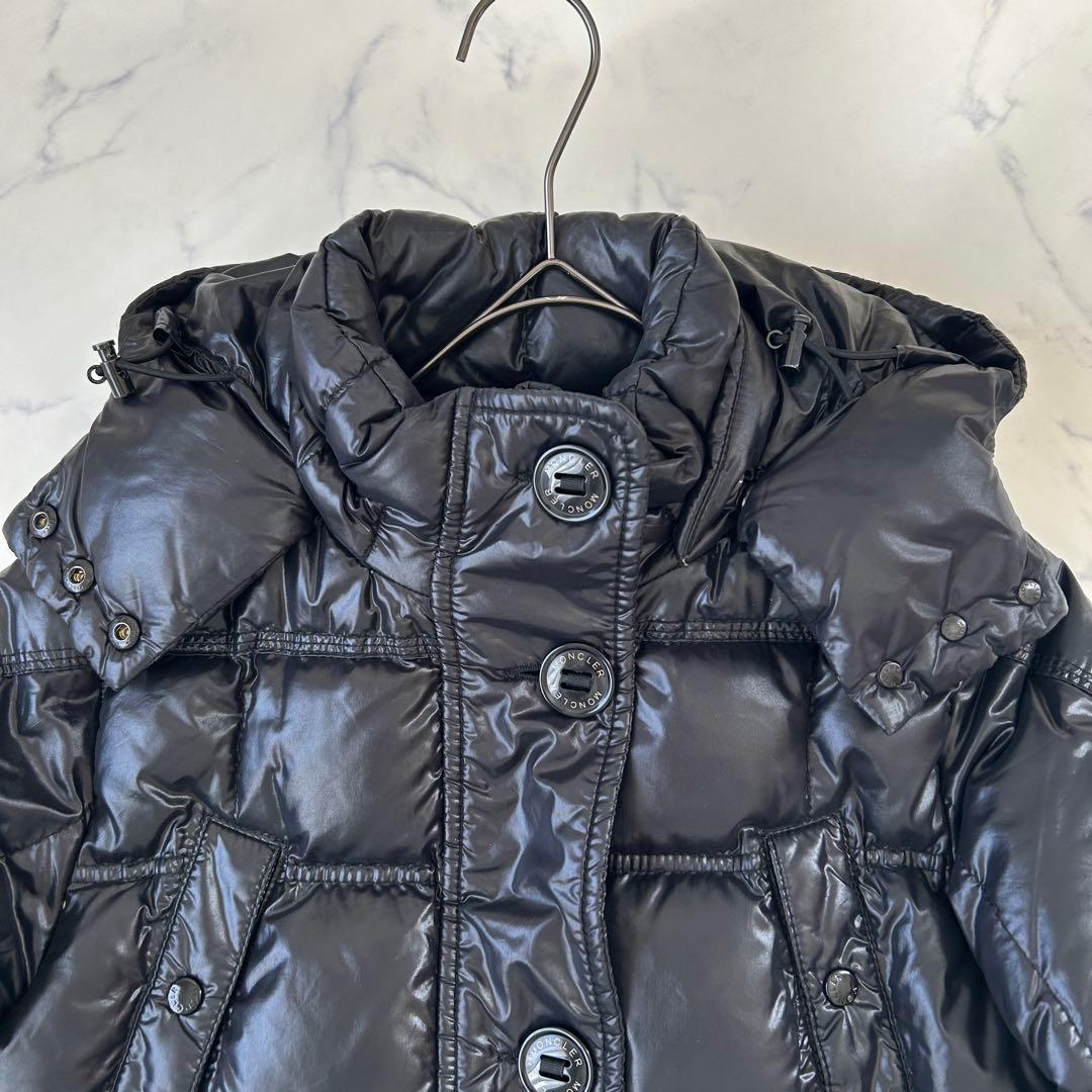 r 希少 モンクレール ダウンジャケット ワッペン ウエストシェイプ