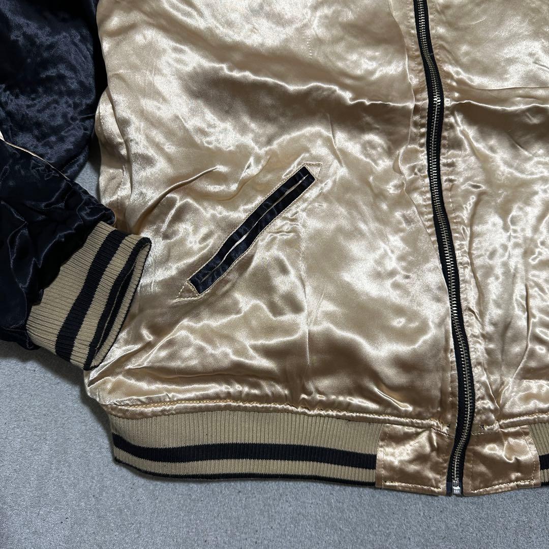 専用★美品✨️XXL 大きいサイズ　リバーシブルスカジャン　絡繰魂粋　ゴールド