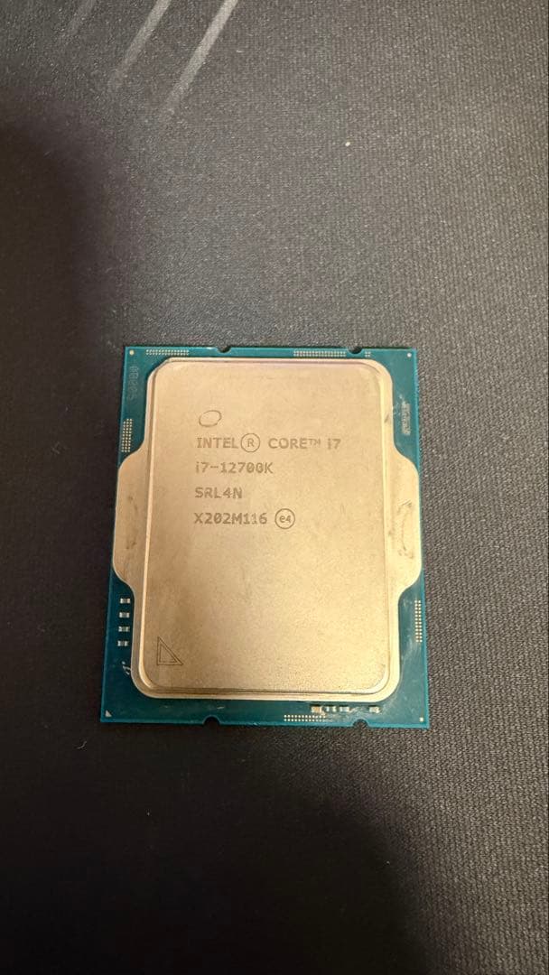 Intel Core i7-12700K CPU 動作確認済み