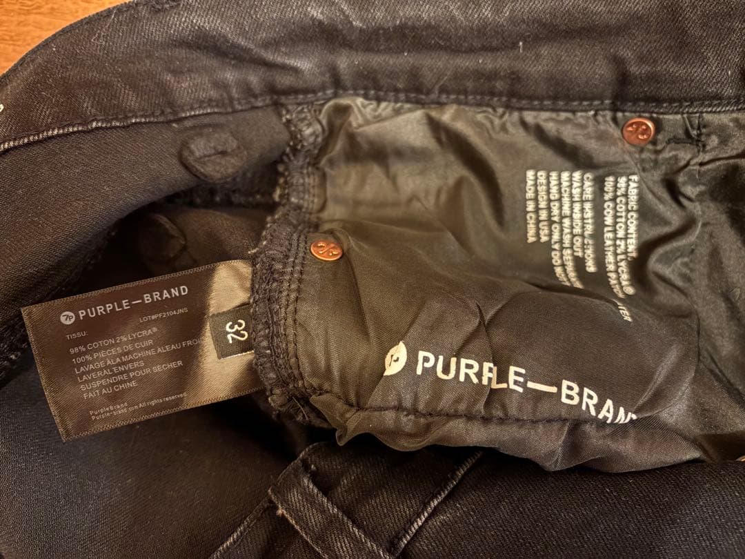 PURPLE-BRAND denim size32 新品タグ付き 【お値下げ中】