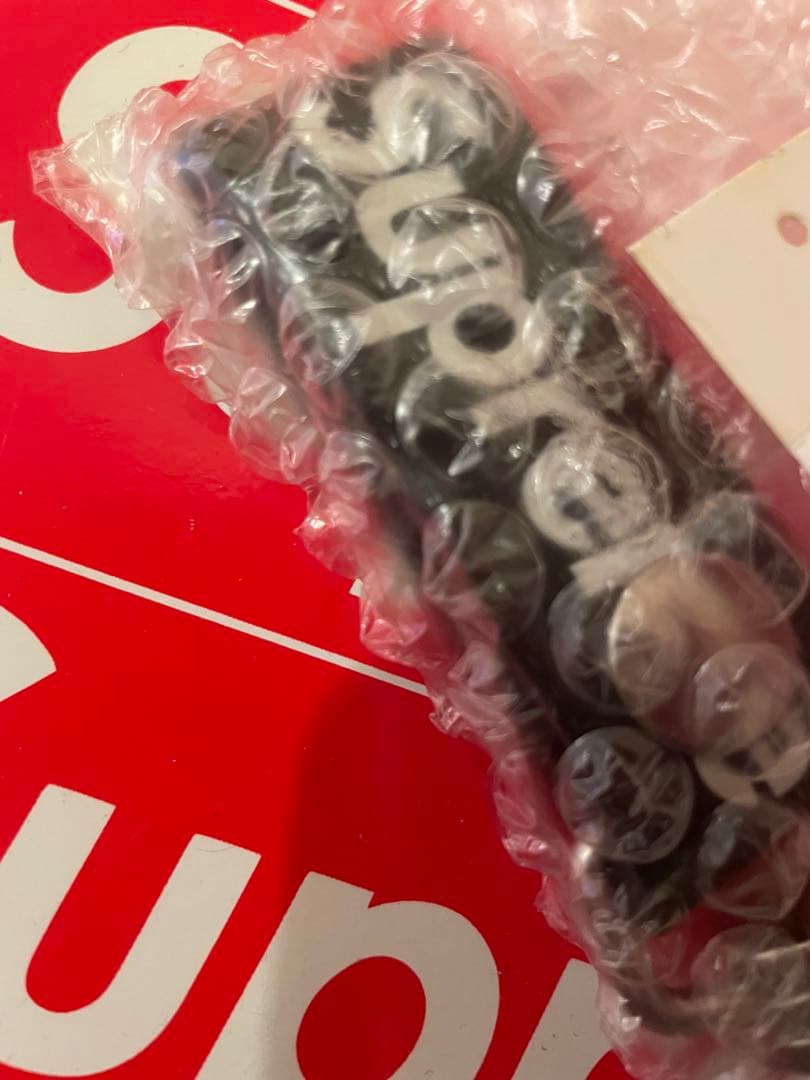 【新品未使用未開封】Supreme Leather Key Loop Black