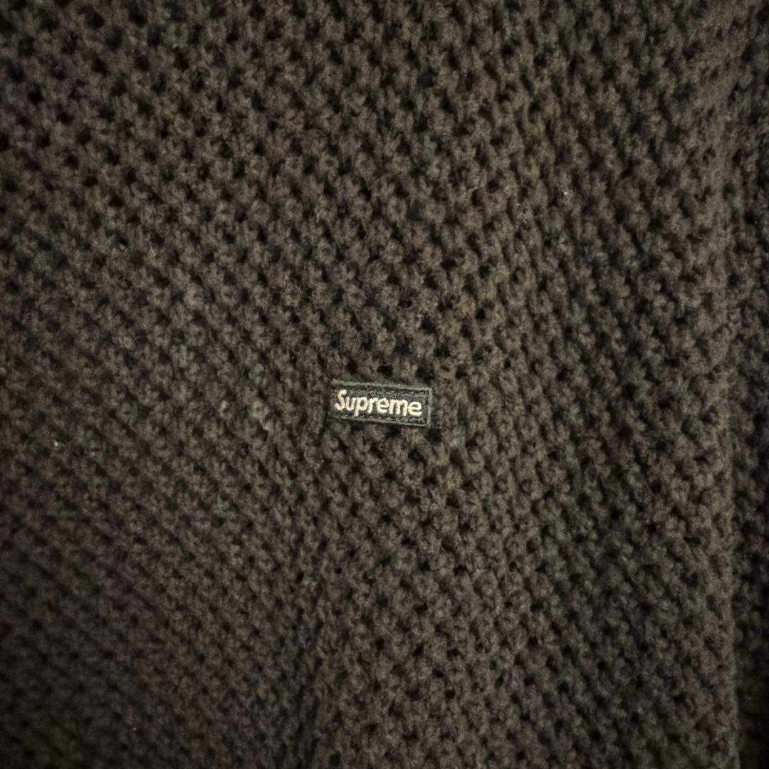 Supreme ブラック サマーニット small box logo S