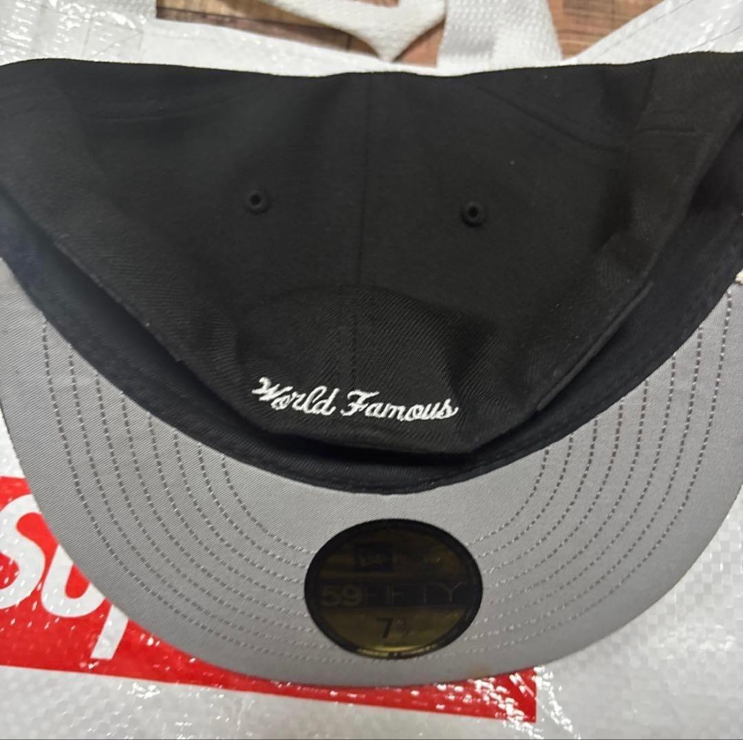 k*u様 Supreme bones box logo new era cap正